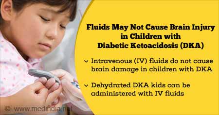 用液体治疗儿童糖尿病酮症酸中毒可能不会造成脑损伤