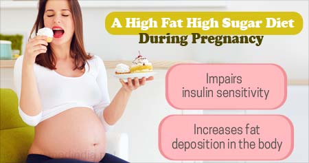 在怀孕期间效果高脂肪和高糖
