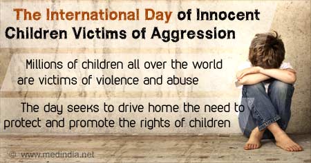 侵略受害者无辜儿童国际日